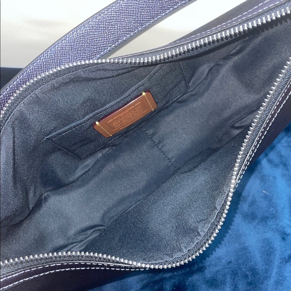 NWT Coach ‘Aria’ Metallic Signature Shoulder Bag/Crossbody - Picture 9 of 11